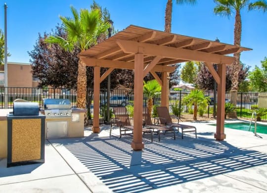 Sparkling Pool Featuring Various Lounge Areas at Riverton of the High Desert Apartments, California, 92392