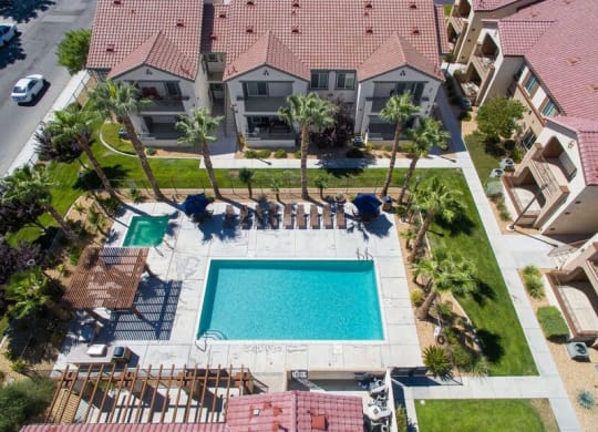 Aerial view1 at Riverton of the High Desert Apartments,Victorville, CA