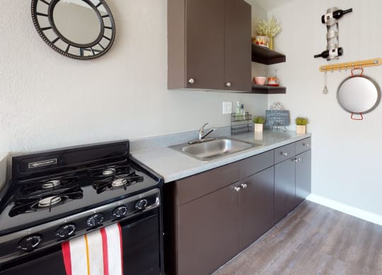 Wood Cabinets at Las Brisas Apartments, Colton, CA