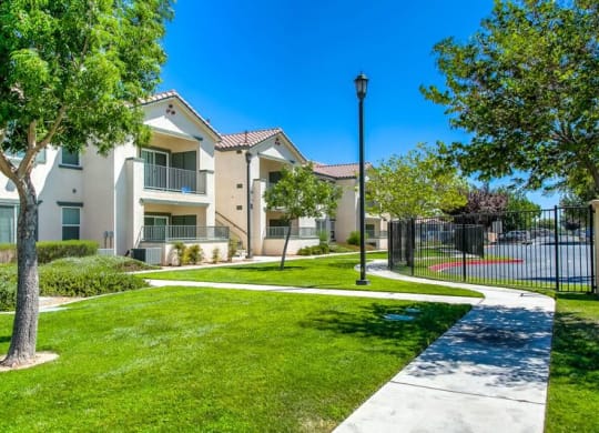 Grass Courtyard at Riverton of the High Desert Apartments, California, 92392