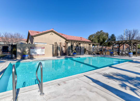 swimming pool at Riverton of the High Desert Apartments, CA, 92392