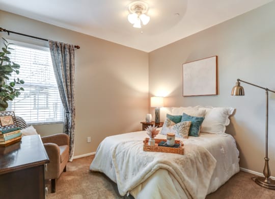 Bedroom at Riverton of the High Desert Apartments, California, 92392