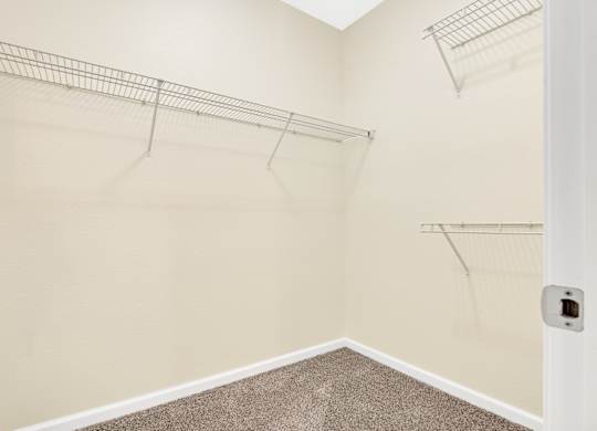 Closet With Shelves at Deer Valley Apartments, Illinois