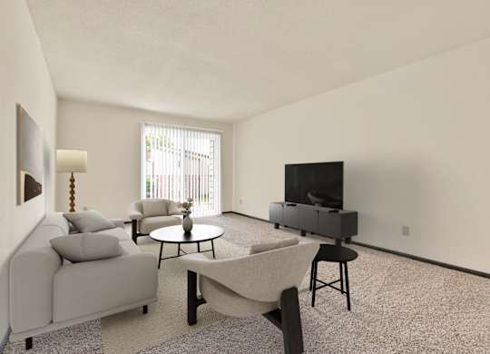 Modern Living Area at Indian Ridge Apartments, Davenport, IA, 52807