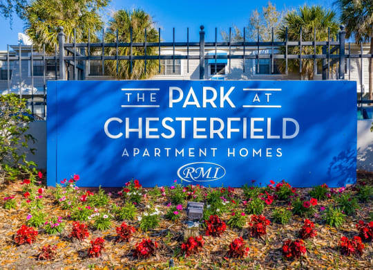 the sign at the park at cresented apartment homes  at The Park at Chesterfield Apartment Homes, Tampa, FL