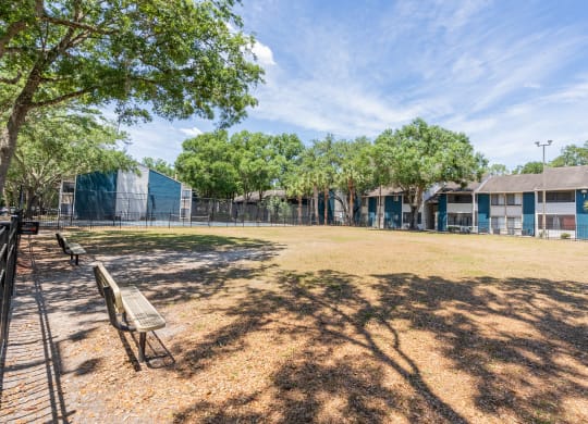 the preserve at ballantyne commons community park with a bench  at Fisherman's Landing Apartment Homes, Tampa, 33637