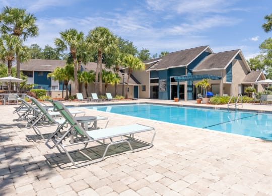 the swimming pool at the preserve at polo apartments fl  at Fisherman's Landing Apartment Homes, Tampa, Florida