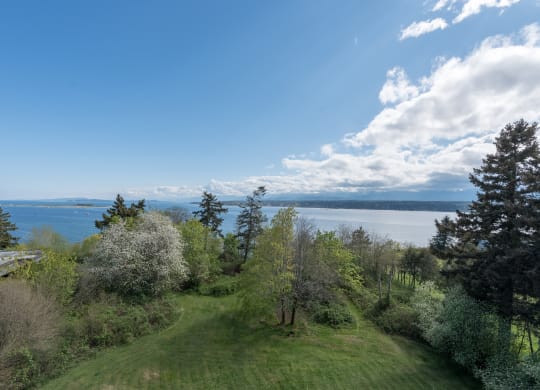 a view of the columbia river