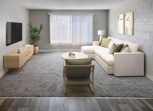 All new living room at Regency Park, Reno, Nevada