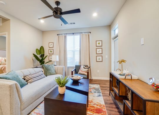 Modern Living Room at Watermark at Urban Blu, Florida