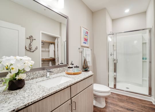 Modern Bathroom at Watermark at Urban Blu, Panama City Beach, FL