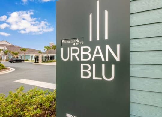 Property Signage at Watermark at Urban Blu, Panama City Beach, 32407