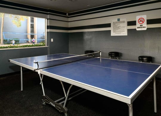 Ping Pong Table at Park at Voss Apartments, The Barvin Group, Houston, Texas