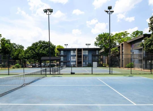 Tennis Courts at Park at Voss Apartments, The Barvin Group, Houston, TX, 77057