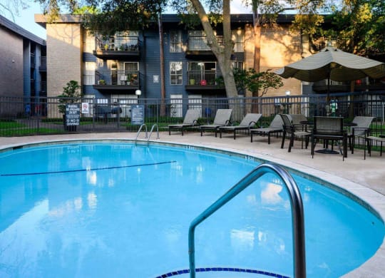 Pool and Lounge Area at Park at Voss Apartments, The Barvin Group, Houston