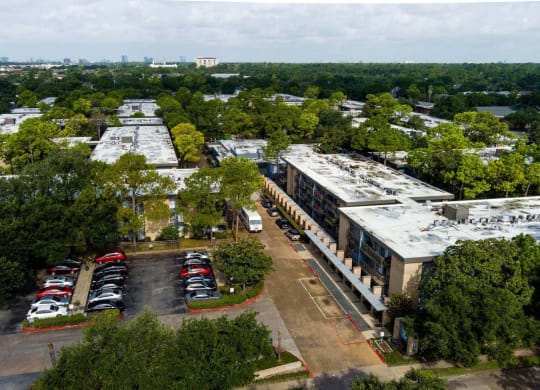Aerial View Of The Community at Park at Voss Apartments, The Barvin Group, Houston, TX, 77057