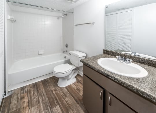 Bathroom area at Northlake Apartments, Jacksonville FL