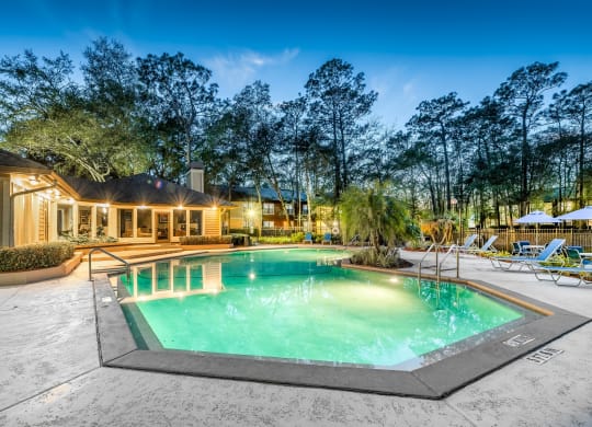 Outdoor pool at Northlake Apartments, Jacksonville FL