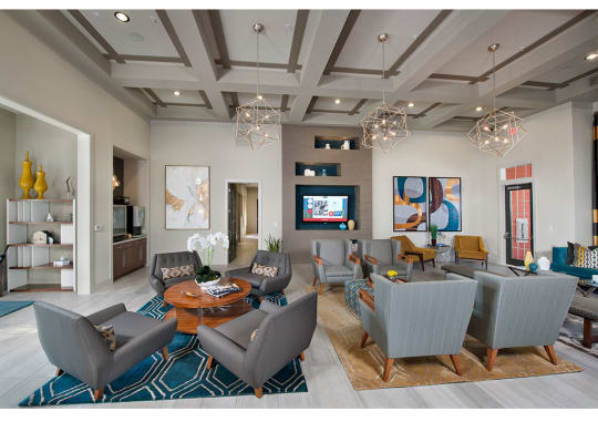 Leasing Office resident cafe lounge clubhouse