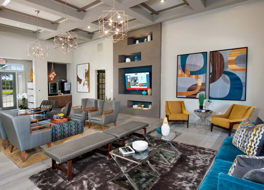 Leasing Office cafe lounge clubhouse
