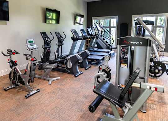 Four Seasons Logan Apartments and Townhomes Cardio Equipment in Gym