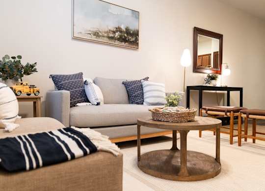 Four Seasons Logan Apartments and Townhomes Cozy Living Room