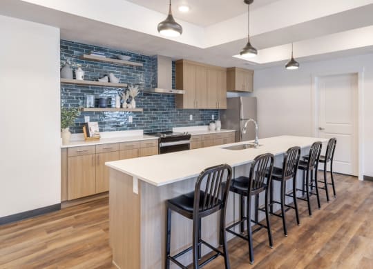 Kitchen in Clubhouse at Retreat at Homestead