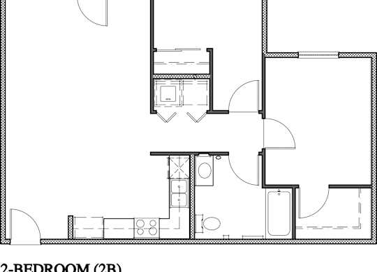 Two Bedroom Floorplan Type B
