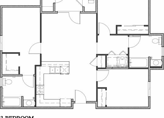 Three Bedroom Floorplan
