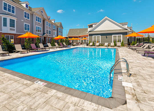 Pool View at Solo at North Bergen, New Jersey