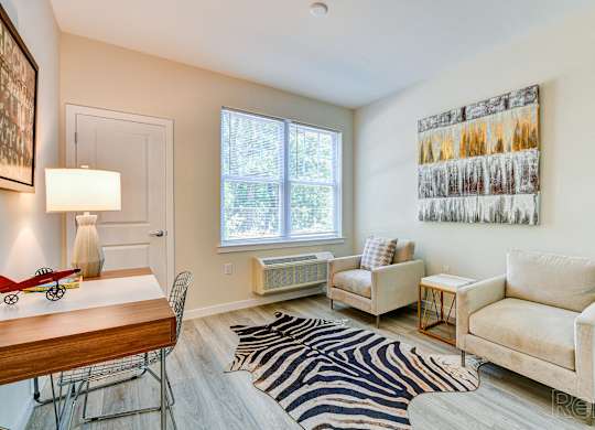 Modern Living Room at Solo at North Bergen, North Bergen