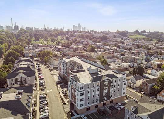 Aerial Elegant Exterior View at Solo at North Bergen, North Bergen, New Jersey