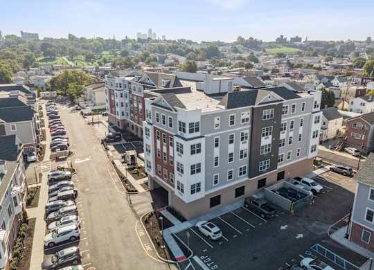 Buildings Aerial View at Solo at North Bergen, New Jersey, 07047
