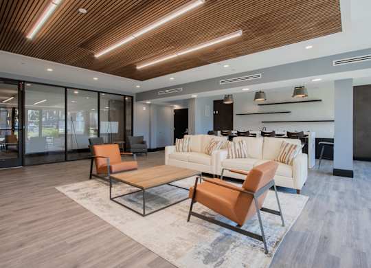 Community Clubhouse at The Rail at Red Bank, New Jersey
