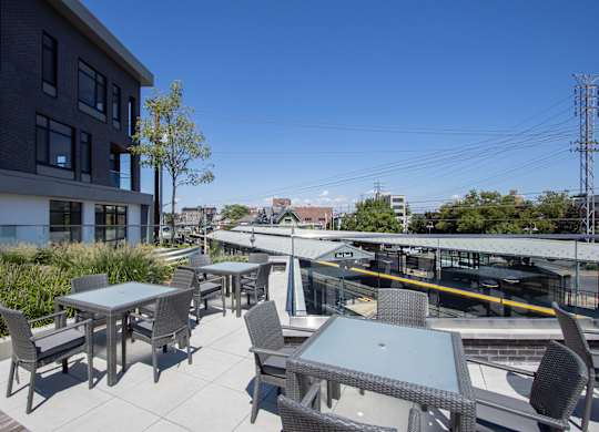 Rooftop Deck at The Rail at Red Bank, Red Bank, NJ, 07701