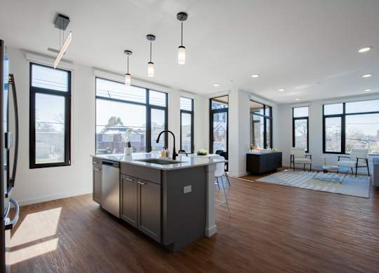 Kitchen Unit at The Rail at Red Bank, New Jersey