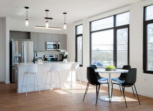 Dining And Kitchen at The Rail at Red Bank, Red Bank, NJ, 07701