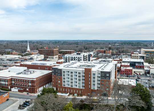 Aerial view of NOVI at Concord - luxury apartments in Concord, North Carolina
