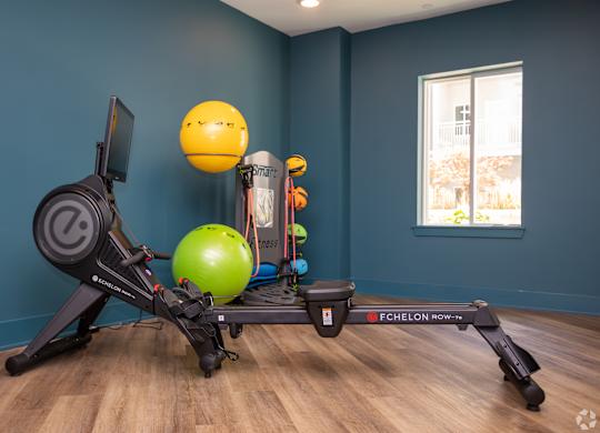 Fitness center at NOVI - luxury apartments in downtown Concord, NC