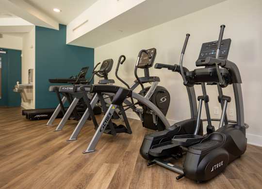 Fitness center at NOVI at Concord - luxury apartments in Concord, NC