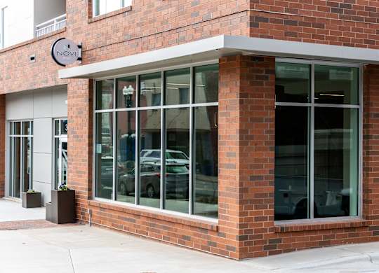 Exterior photo of NOVI at Concord - luxury apartments in Concord, NC.