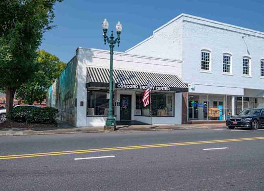 Streetscape in downtown Concord, NC