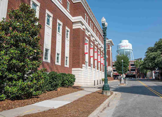 A street view of downtown Concord, NC