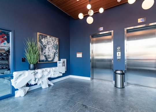 Elevators at Novi Flats