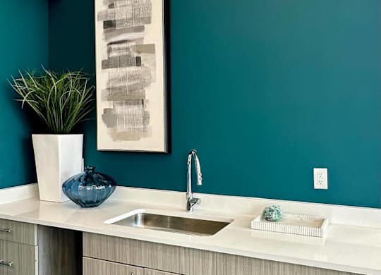 Finishes in the common areas of Novi Rise apartments in Concord, NC