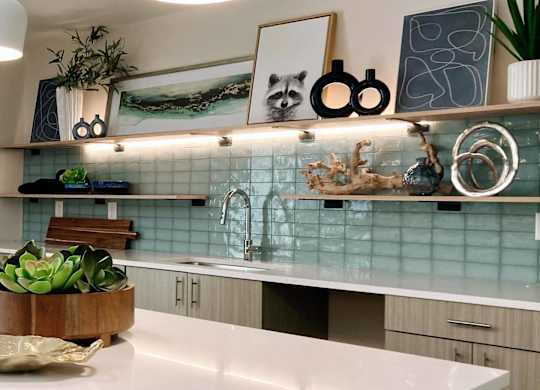 Luxurious finishes grace the resident lounge at Novi Rise in Concord, NC