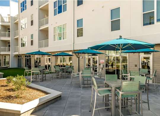 Outdoor Shaded Chairs at Vida Kannapolis, Kannapolis