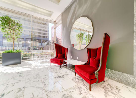 Spacious Reception Area at Crystal Square, Virginia