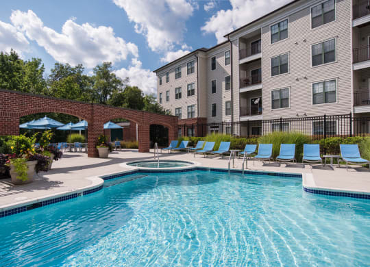 Glimmering Pool at The Cosmopolitan at Lorton Station, Lorton, VA, 22079