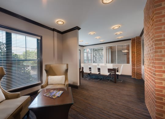 Lofted Business Center with Conference Table at The Cosmopolitan at Lorton Station, Virginia